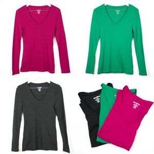 3 Old Navy Perfect Tee Long Sleeve Tops Medium